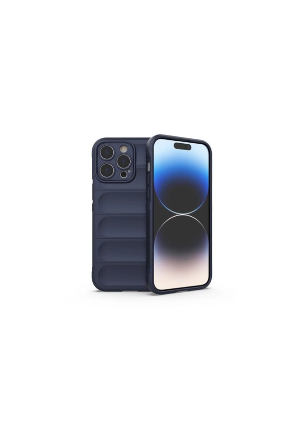 Evimdeyokyok Apple İphone 16 Pro Kılıf Optimum Silikon - Lacivert