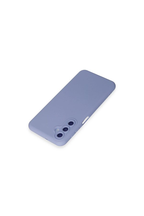Evi̇mdeyokyok Samsung Galaxy M14 5G Kılıf Nano İçi̇ Kadi̇fe Si̇li̇kon - Li̇la