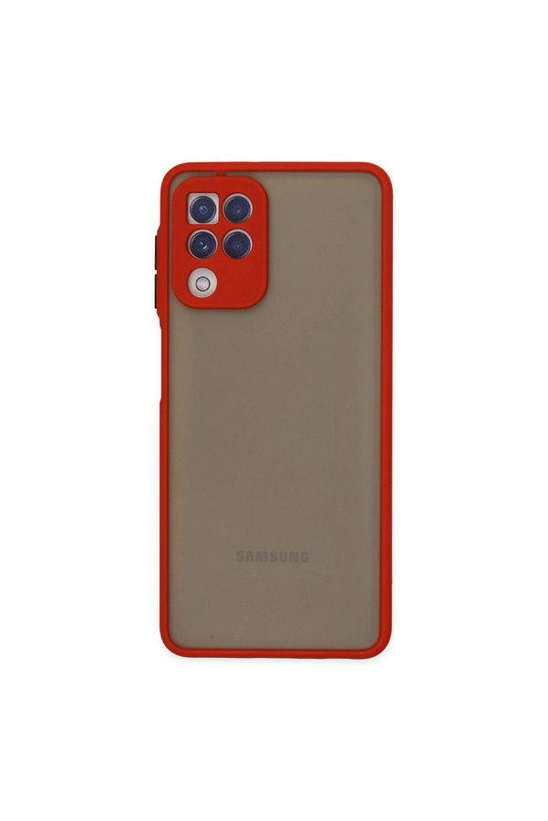 Evimdeyokyok Samsung Galaxy A22 Kılıf Montreal Silikon Kapak - Kırmızı