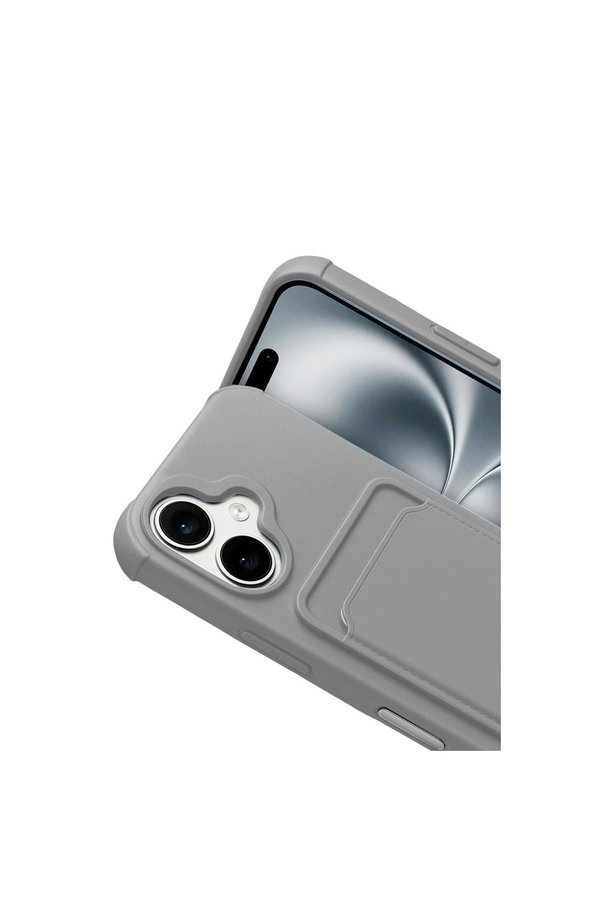 Evimdeyokyok Apple İphone 17 Kelvin Kartvizitli Silikon - Gri