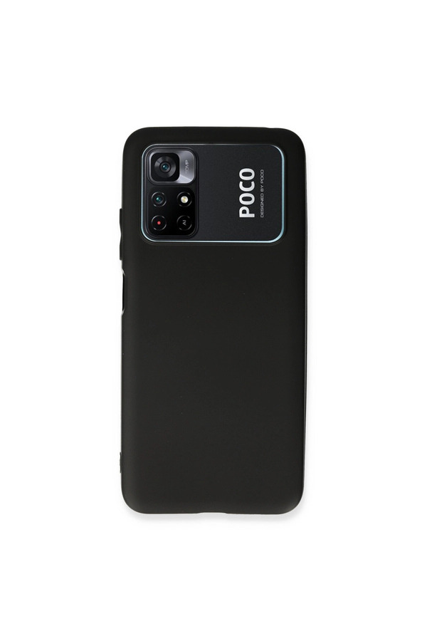 Evimdeyokyok Xiaomi Poco M4 Pro 4G Kılıf First Silikon - Siyah