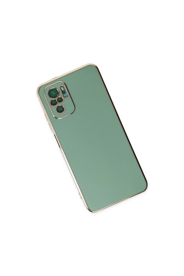Evimdeyokyok Xiaomi Redmi Note 10 Kılıf Volet Silikon - Açık Yeşil