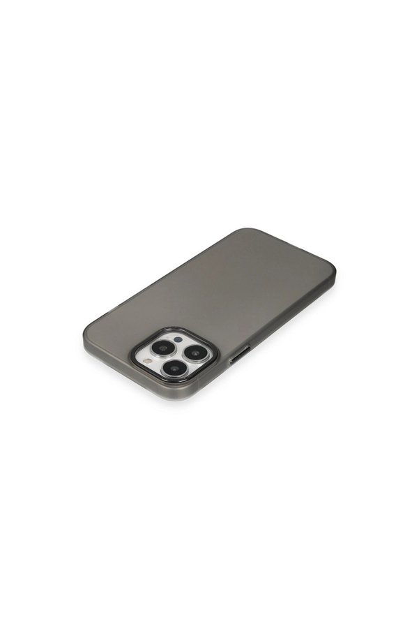 Evimdeyokyok Apple İphone 15 Pro Kılıf Modos Metal Kapak - Siyah