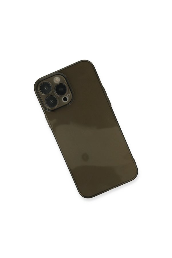Evimdeyokyok Apple İphone 13 Pro Max Kılıf Fly Lens Silikon - Siyah