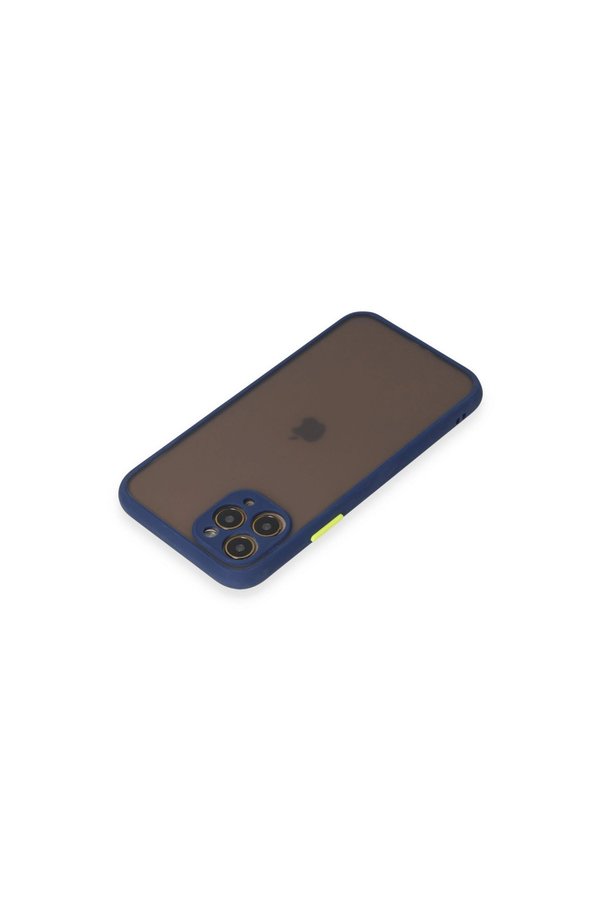 Evi̇mdeyokyok Apple İphone 11 Pro Kılıf Montreal Si̇li̇kon Kapak - Laci̇vert