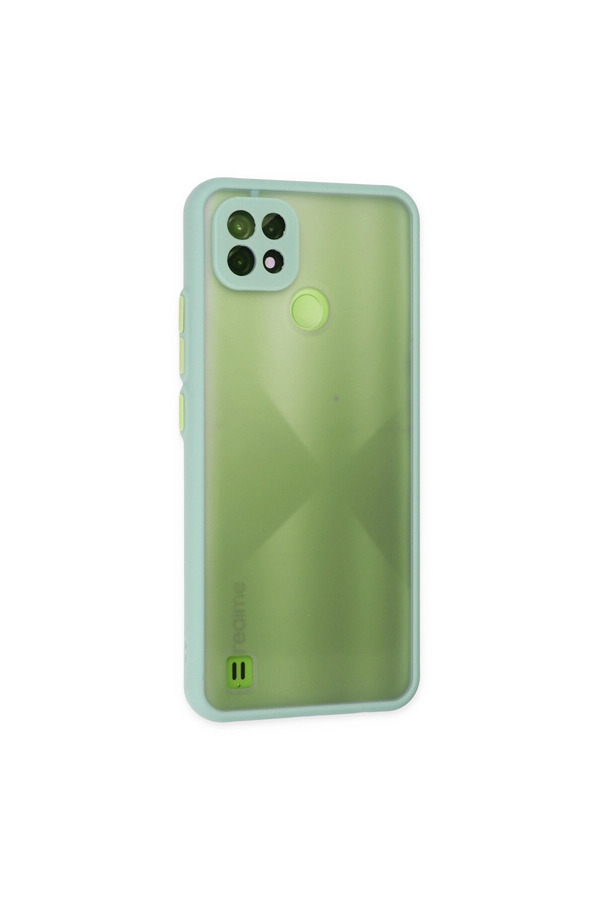 Evimdeyokyok Realme C21 Kılıf Montreal Silikon Kapak - Turkuaz