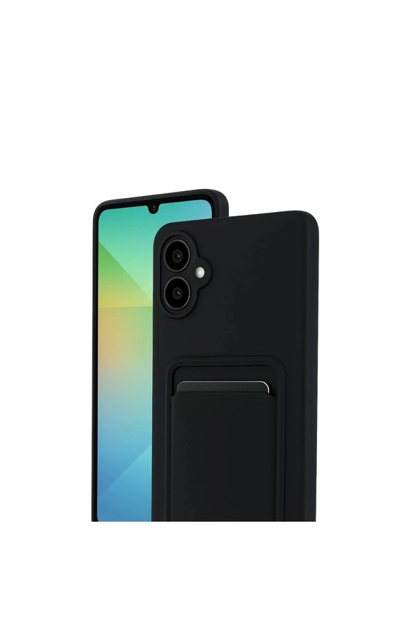 Evi̇mdeyokyok Samsung Galaxy A07 4G Kelvi̇n Kartvi̇zi̇tli̇ Si̇li̇kon - Si̇yah