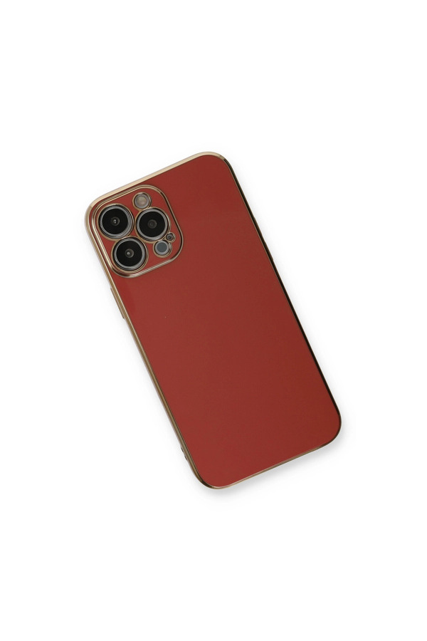 Evimdeyokyok Apple İphone 13 Pro Kılıf Volet Silikon - Kırmızı
