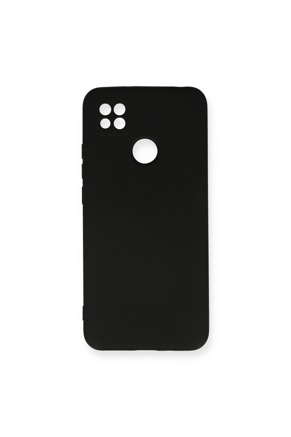 Evimdeyokyok Xiaomi Redmi 9C Kılıf Nano İçi Kadife Silikon - Siyah