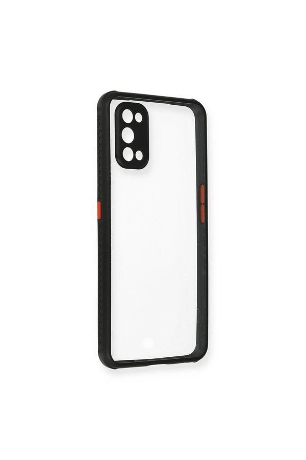 Evimdeyokyok Realme 7 Pro Kılıf Miami Şeffaf Silikon - Siyah