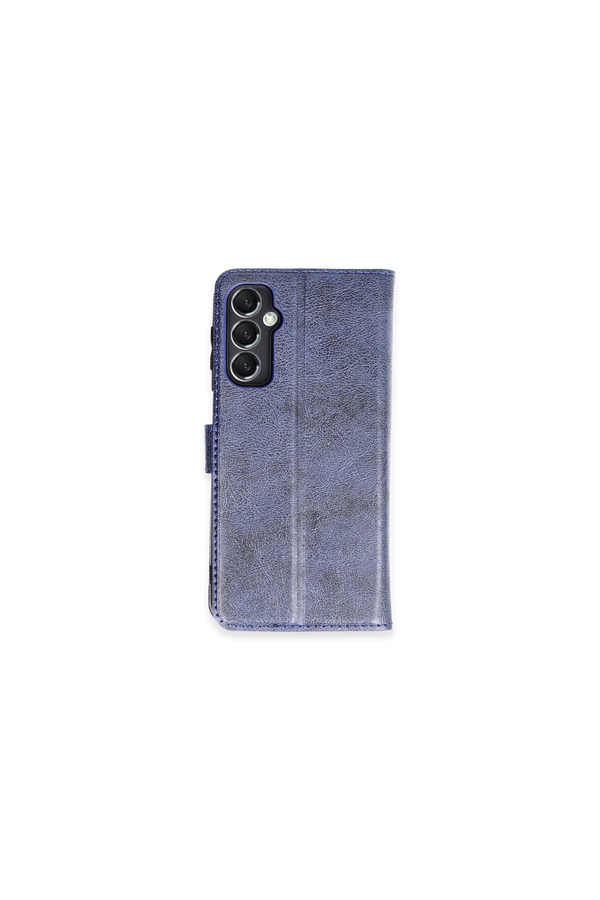Evimdeyokyok Samsung Galaxy M34 5G Kılıf Trend S Plus Kapaklı Kılıf - Lacivert