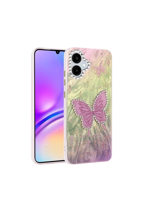 Evimdeyokyok Samsung Galaxy A06 Kılıf Blade Aynalı Desenli Kapak - Desen 5