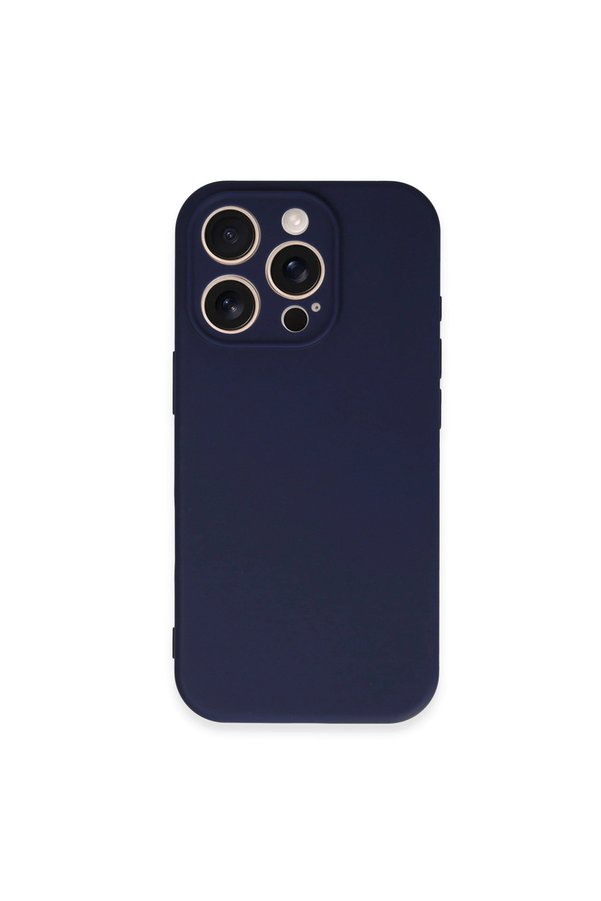 Evimdeyokyok Apple İphone 16 Pro Kılıf First Silikon - Lacivert