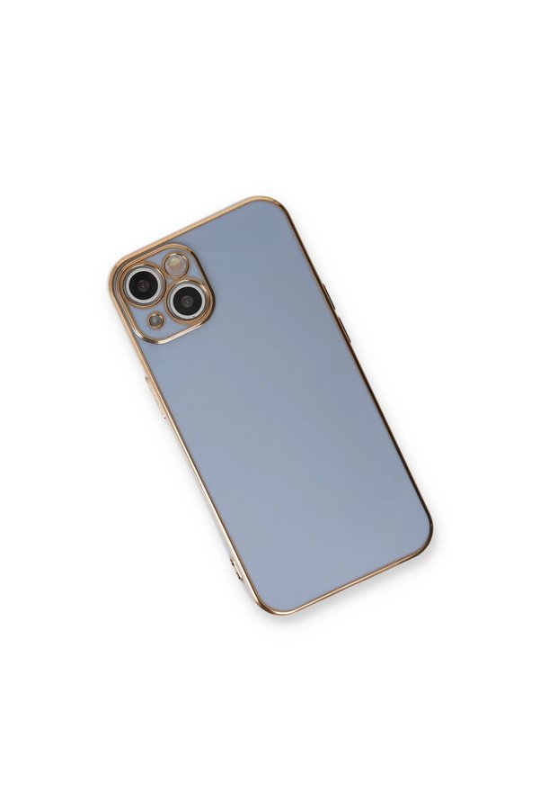 Evimdeyokyok Apple İphone 13 Kılıf Volet Silikon - Mavi