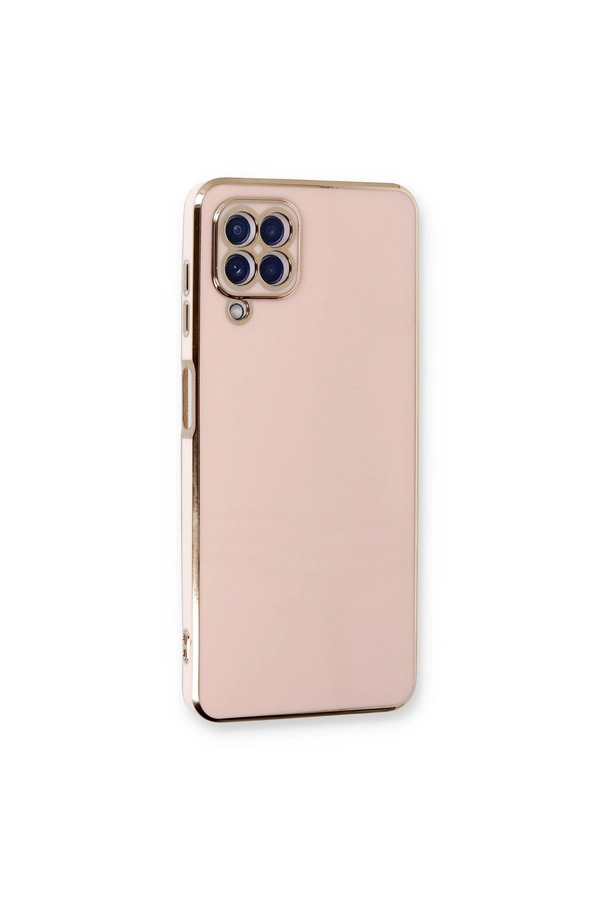 Evimdeyokyok Samsung Galaxy A22 Kılıf Volet Silikon - Pembe