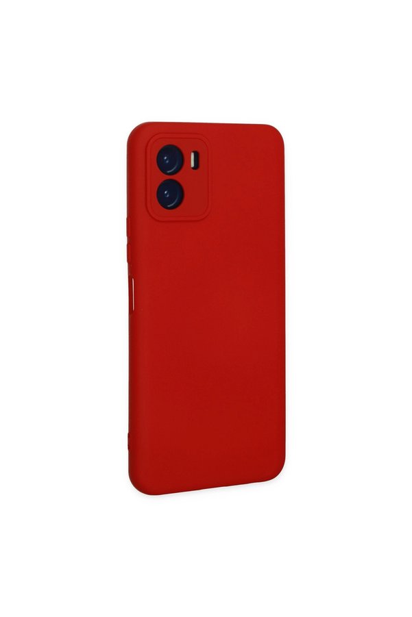 Evimdeyokyok Vivo Y15S Kılıf Nano İçi Kadife Silikon - Kırmızı