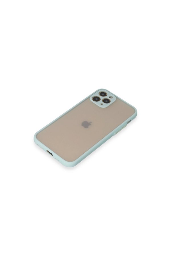 Evi̇mdeyokyok Apple İphone 11 Pro Kılıf Montreal Si̇li̇kon Kapak - Turkuaz