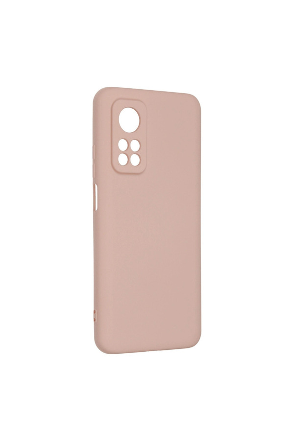 Evimdeyokyok Xiaomi Mi 10T Kılıf Nano İçi Kadife Silikon - Pudra
