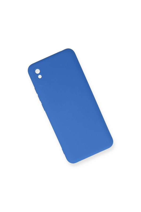 Evimdeyokyok Xiaomi Redmi 9A Kılıf Nano İçi Kadife Silikon - Mavi