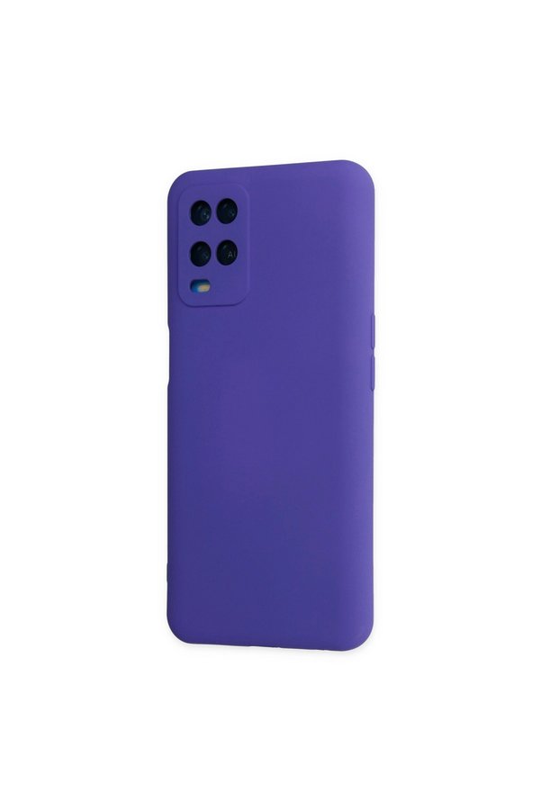 Evi̇mdeyokyok Oppo A54 4G Kılıf Nano İçi̇ Kadi̇fe Si̇li̇kon - Mor