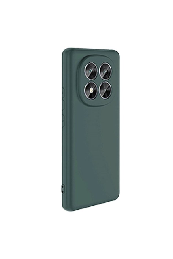 Evimdeyokyok Xiaomi Redmi Note 14 Pro 5G Kılıf Nano İçi Kadife Silikon - Koyu Yeşil