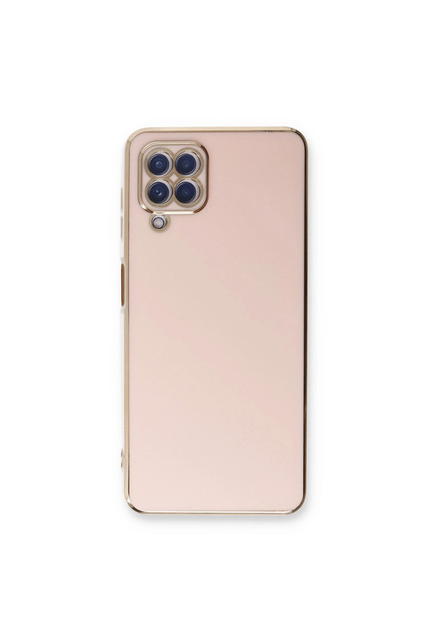 Evimdeyokyok Samsung Galaxy A22 Kılıf Volet Silikon - Pembe