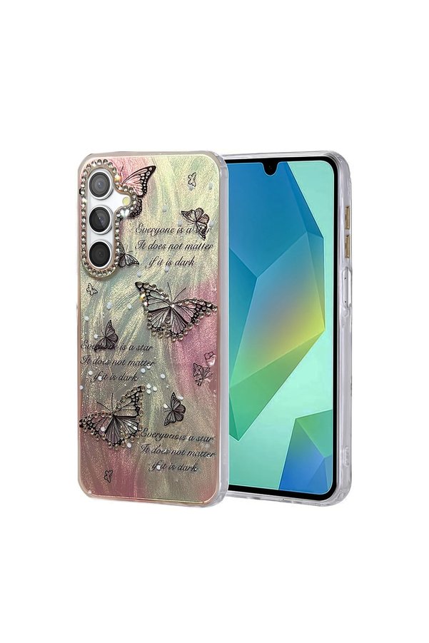 Evimdeyokyok Samsung Galaxy A15 4G Kılıf Blade Aynalı Desenli Kapak - Desen 6