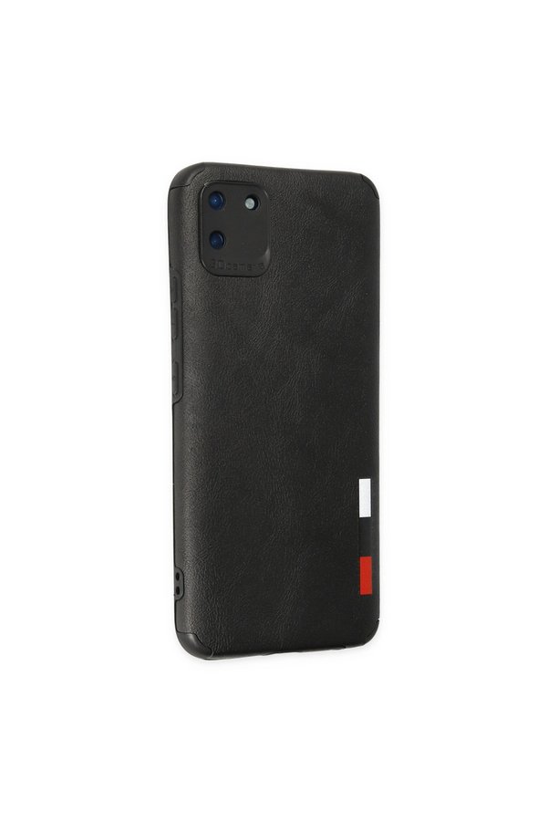 Evi̇mdeyokyok Realme C11 Kılıf Loop Deri̇ Si̇li̇kon - Si̇yah