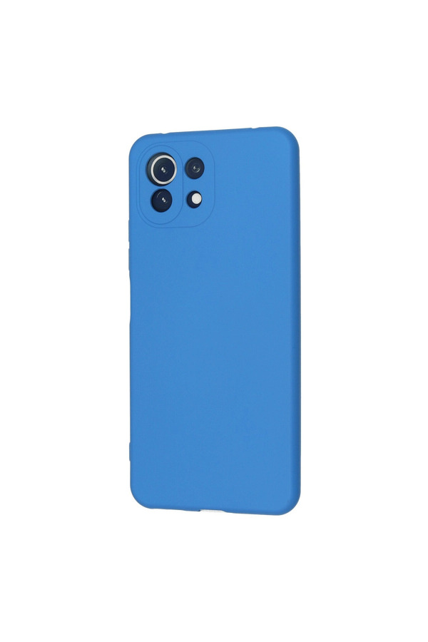 Evimdeyokyok Xiaomi Mi 11 Lite Kılıf Nano İçi Kadife Silikon - Mavi