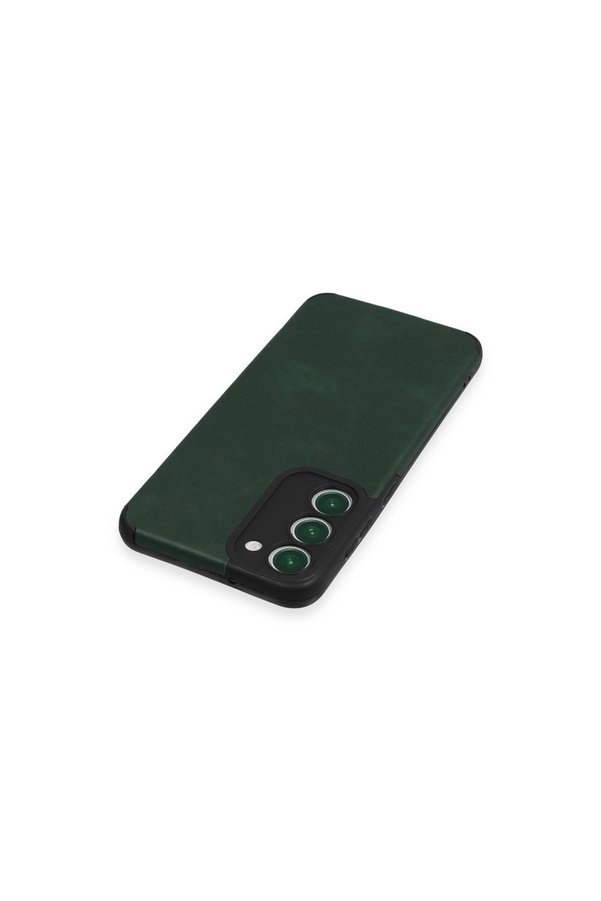 Evimdeyokyok Samsung Galaxy S23 Plus Kılıf Loop Deri Silikon - Yeşil