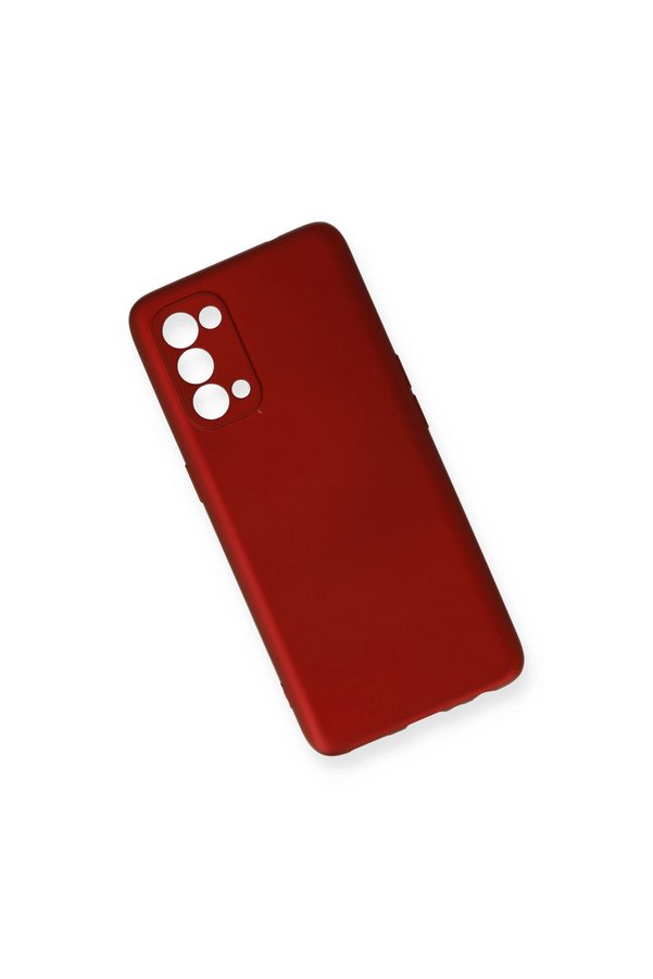 Evimdeyokyok Oppo Reno 5 Kılıf First Silikon - Bordo