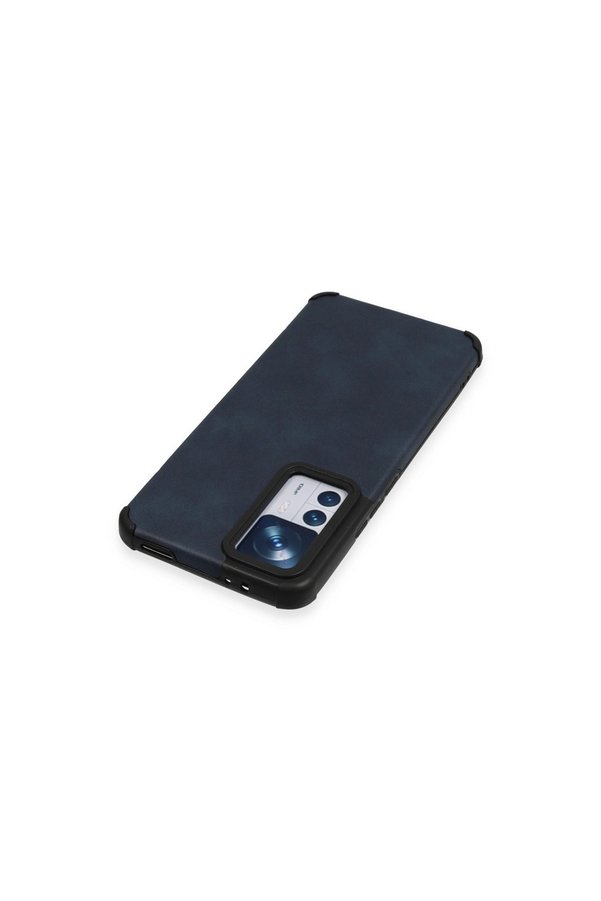 Evimdeyokyok Xiaomi Mi 12T Kılıf Loop Deri Silikon - Lacivert
