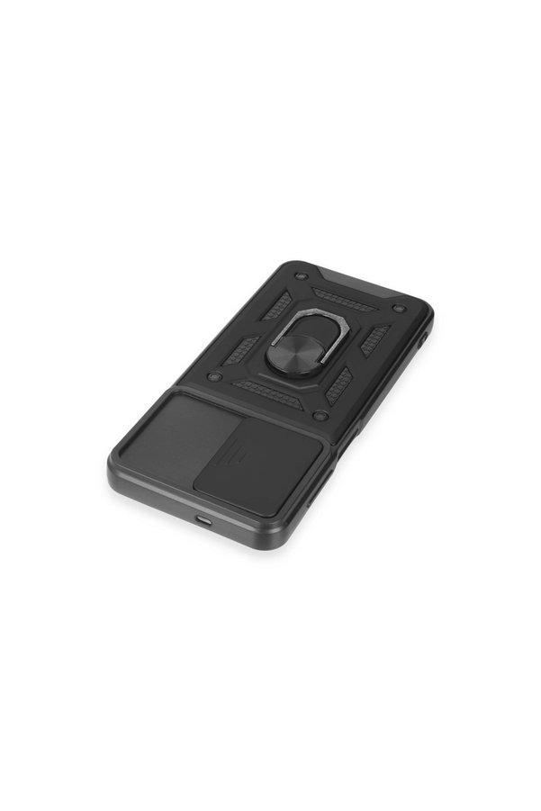 Evi̇mdeyokyok Samsung Galaxy M14 5G Kılıf Pars Lens Yüzüklü Si̇li̇kon - Si̇yah