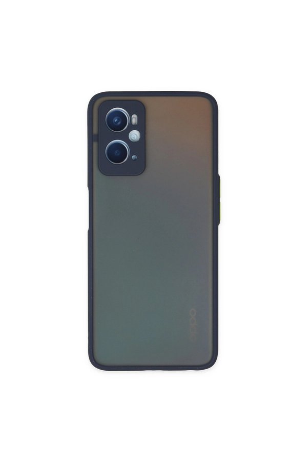 Evimdeyokyok Oppo A96 Kılıf Montreal Silikon Kapak - Lacivert