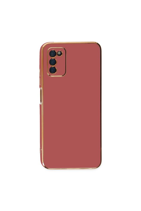 Evimdeyokyok Samsung Galaxy A03S Kılıf Volet Silikon - Kırmızı