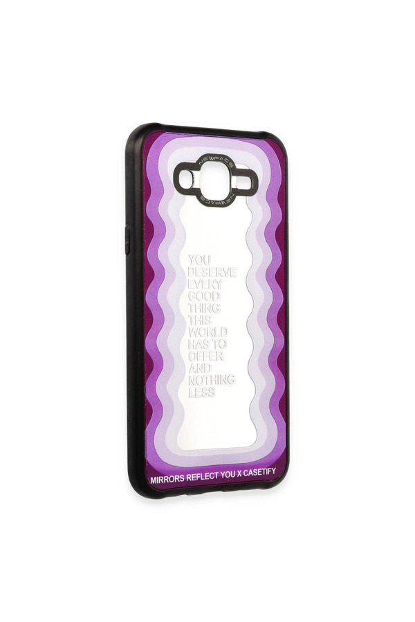 Evimdeyokyok Samsung Galaxy J7 Kılıf Mirror Desenli Kapak - Mirror - 5