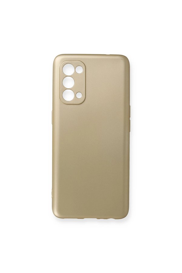 Evimdeyokyok Oppo Reno 5 Pro Kılıf First Silikon - Gold