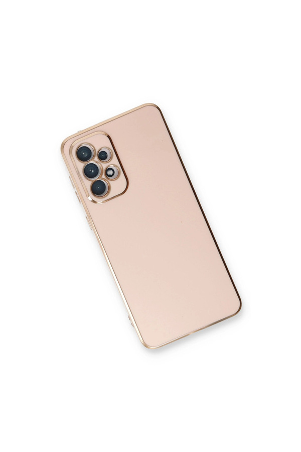 Evimdeyokyok Samsung Galaxy A33 5G Kılıf Volet Silikon - Pembe
