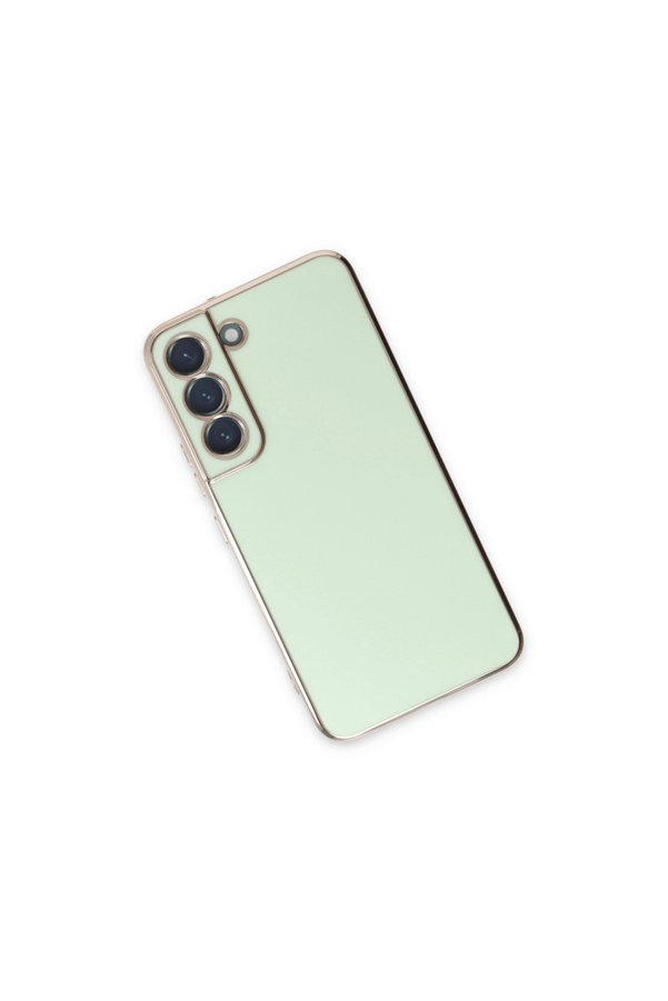 Evimdeyokyok Samsung Galaxy S22 Plus Kılıf Volet Silikon - Açık Yeşil