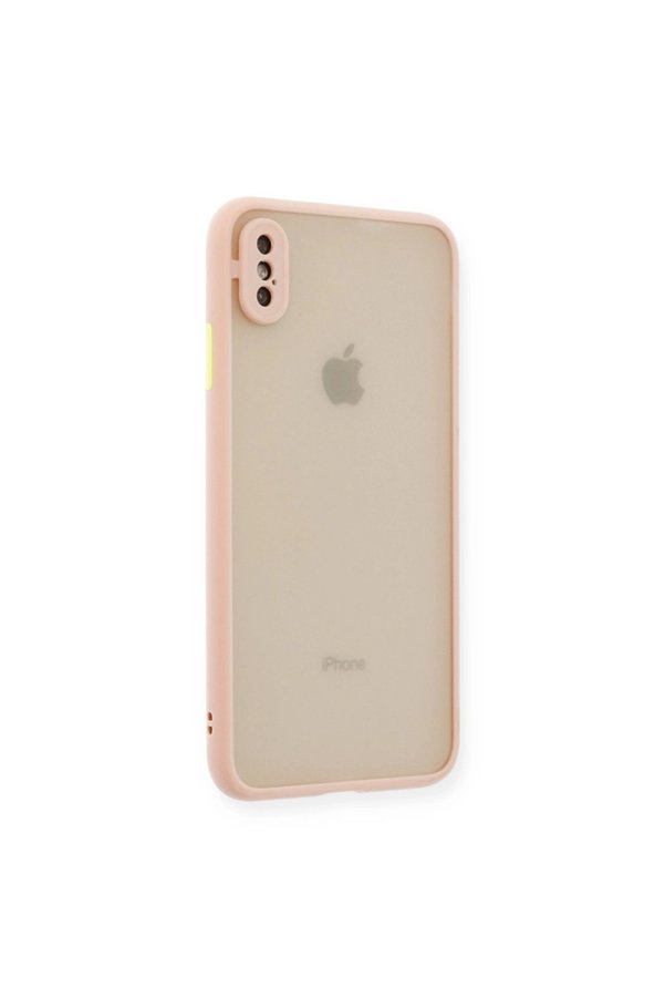 Evi̇mdeyokyok Apple İphone X Kılıf Montreal Si̇li̇kon Kapak - Pembe