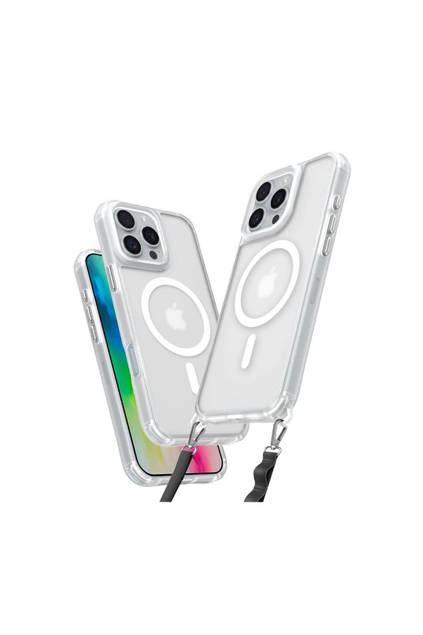 Evimdeyokyok Apple İphone 16 Pro Kılıf Enka Magsafe Silikon Kılıf - Şeffaf