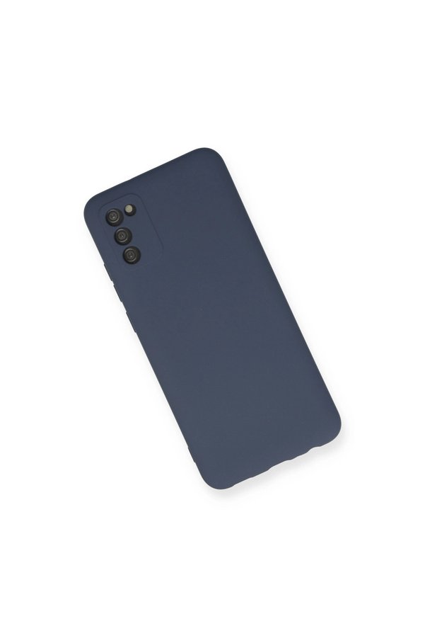 Evi̇mdeyokyok Samsung Galaxy A03S Kılıf Nano İçi̇ Kadi̇fe Si̇li̇kon - Gri̇