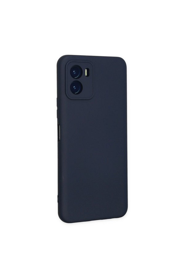 Evimdeyokyok Vivo Y15S Kılıf Nano İçi Kadife Silikon - Lacivert
