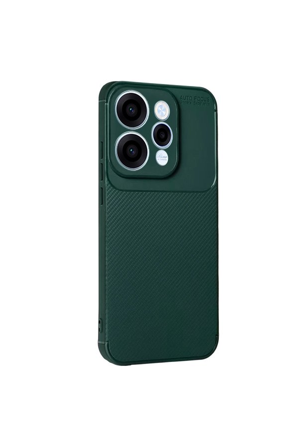 Evimdeyokyok Oppo Reno 15 Auto Focus Karbon Kapak - Koyu Yeşil