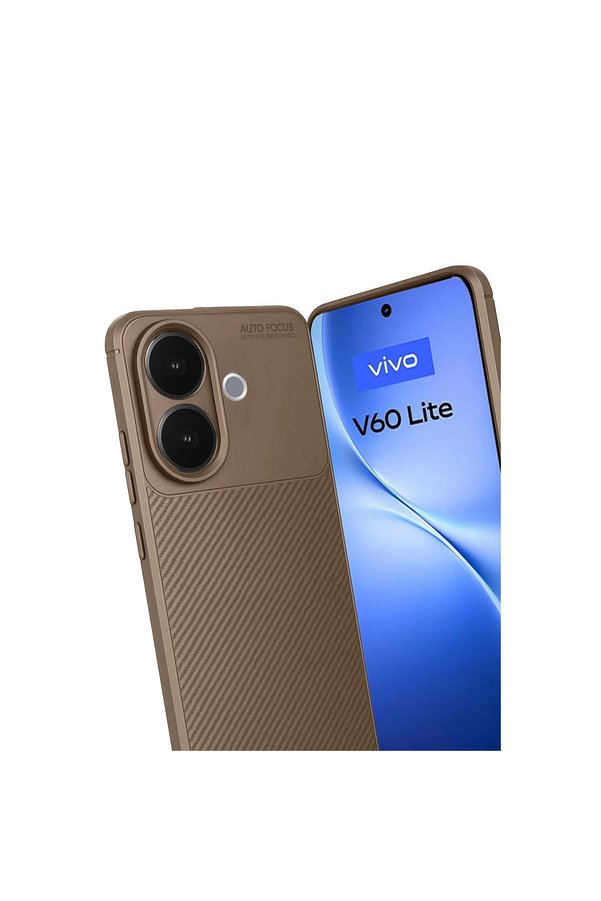 Evi̇mdeyokyok Vi̇vo V60 Li̇te Auto Focus Karbon Kapak - Kahverengi̇