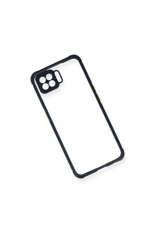 Evimdeyokyok Oppo A73 Kılıf Miami Şeffaf Silikon - Lacivert