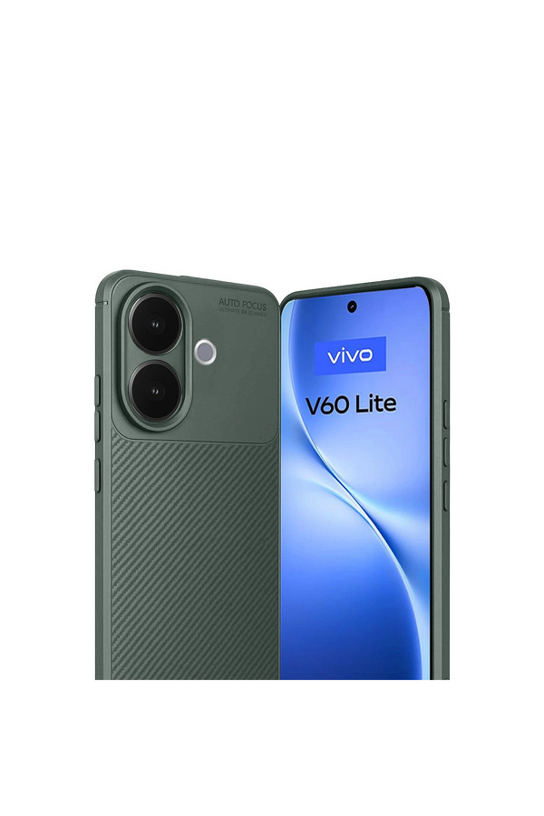 Evi̇mdeyokyok Vi̇vo V60 Li̇te Auto Focus Karbon Kapak - Koyu Yeşi̇l