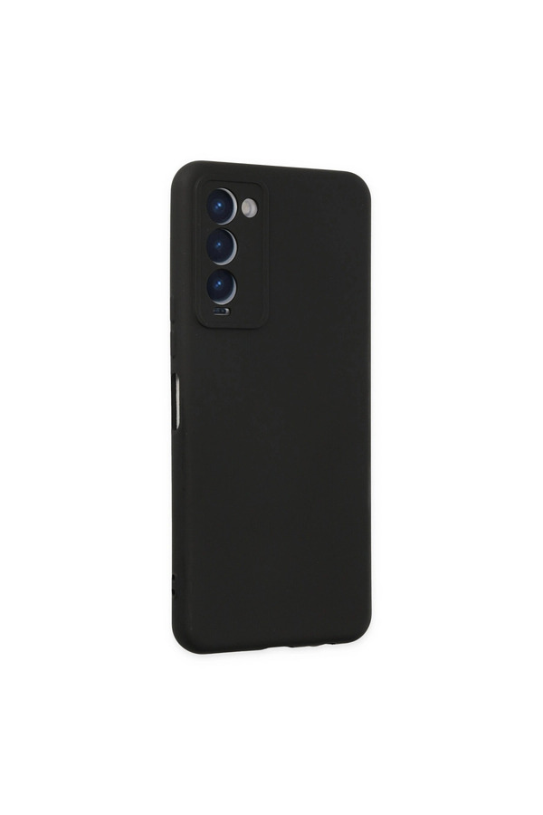 Evimdeyokyok Tecno Camon 18 Kılıf Nano İçi Kadife Silikon - Siyah