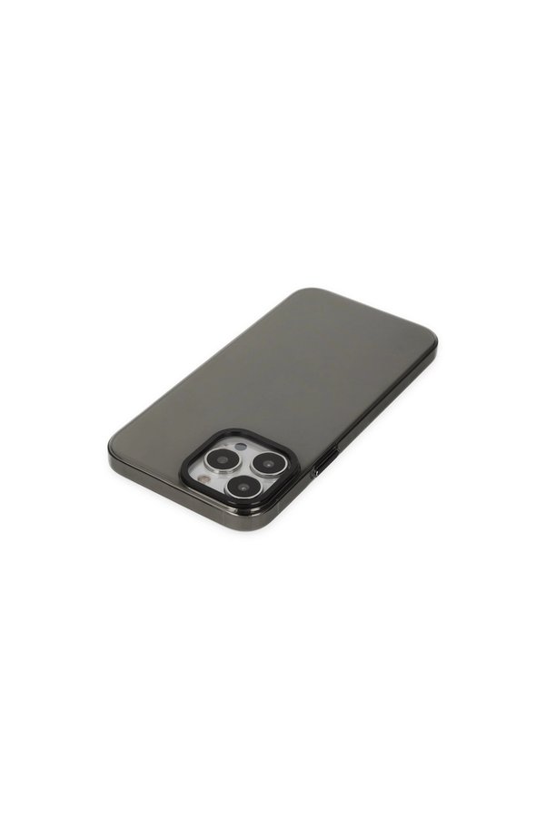 Evimdeyokyok Apple İphone 14 Pro Kılıf Anka Pc Sert Metal Kapak - Siyah