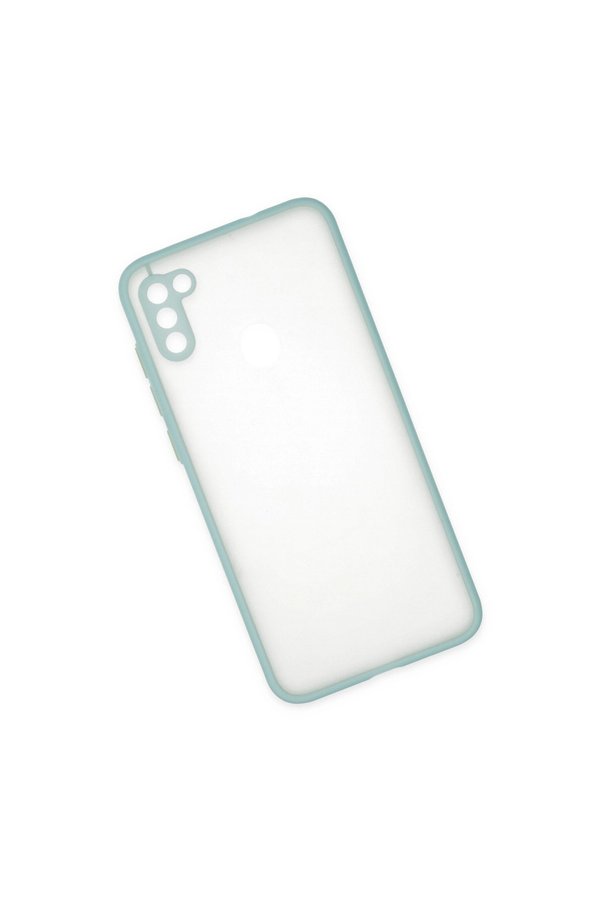 Evimdeyokyok Samsung Galaxy A11 Kılıf Montreal Silikon Kapak - Turkuaz
